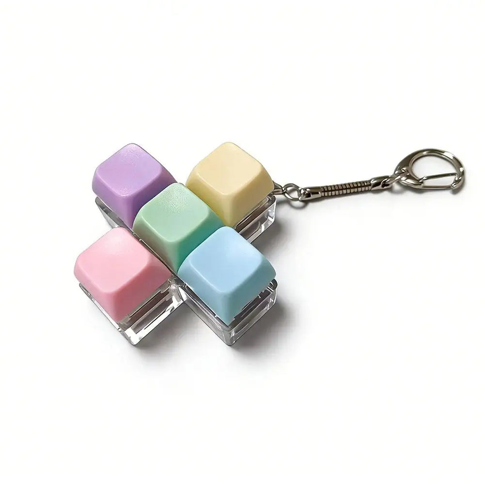 Llavero clicker de teclado mecánico (anti-estrés)