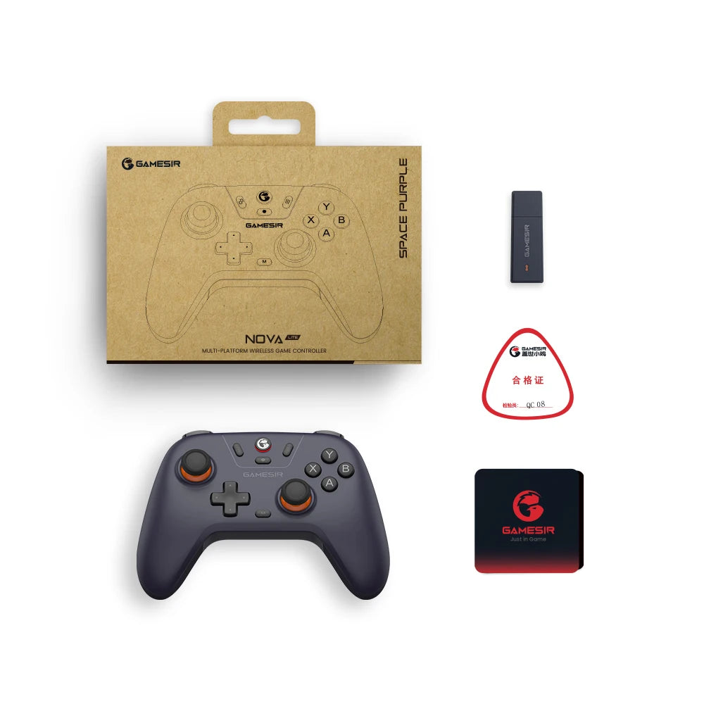 Control GameSir Nova Lite inalámbrico (Hall Effect, PC / Switch / celular)