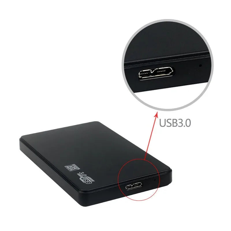 Case externo USB 3.0 para disco o SSD SATA 2.5"