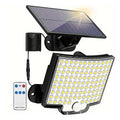 Reflector solar 106 LED con sensor de movimiento y control (exterior)