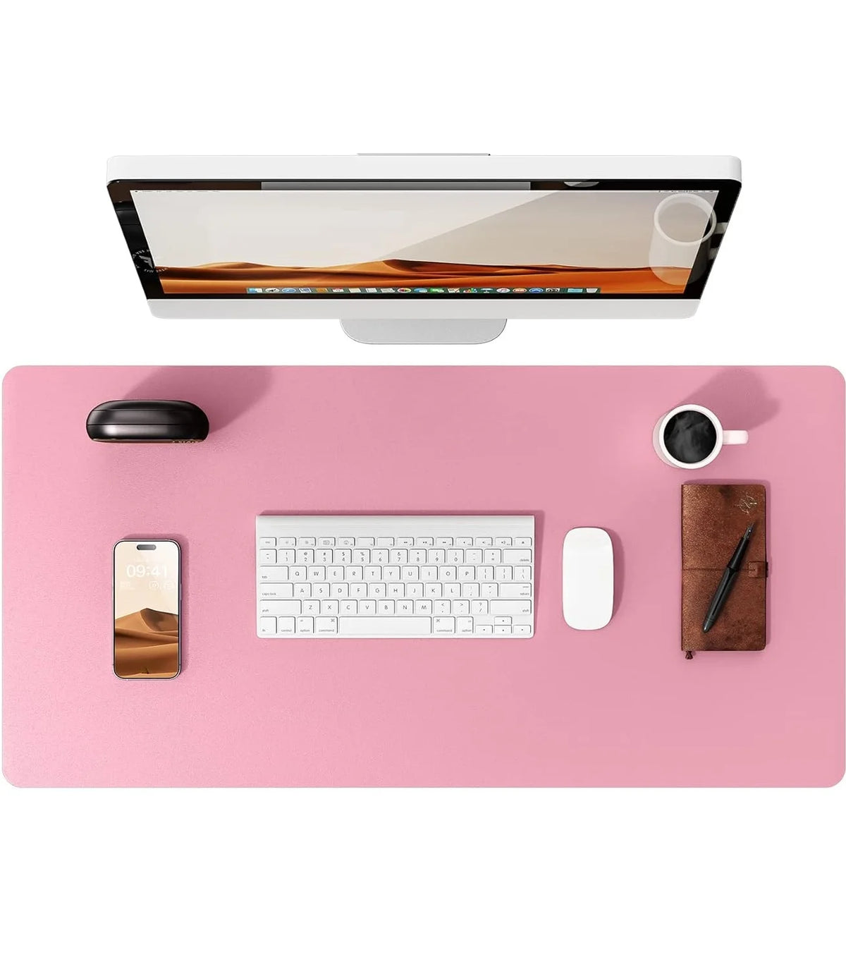 Desk mat de cuero PU grande (80x40 o 90x43 cm)