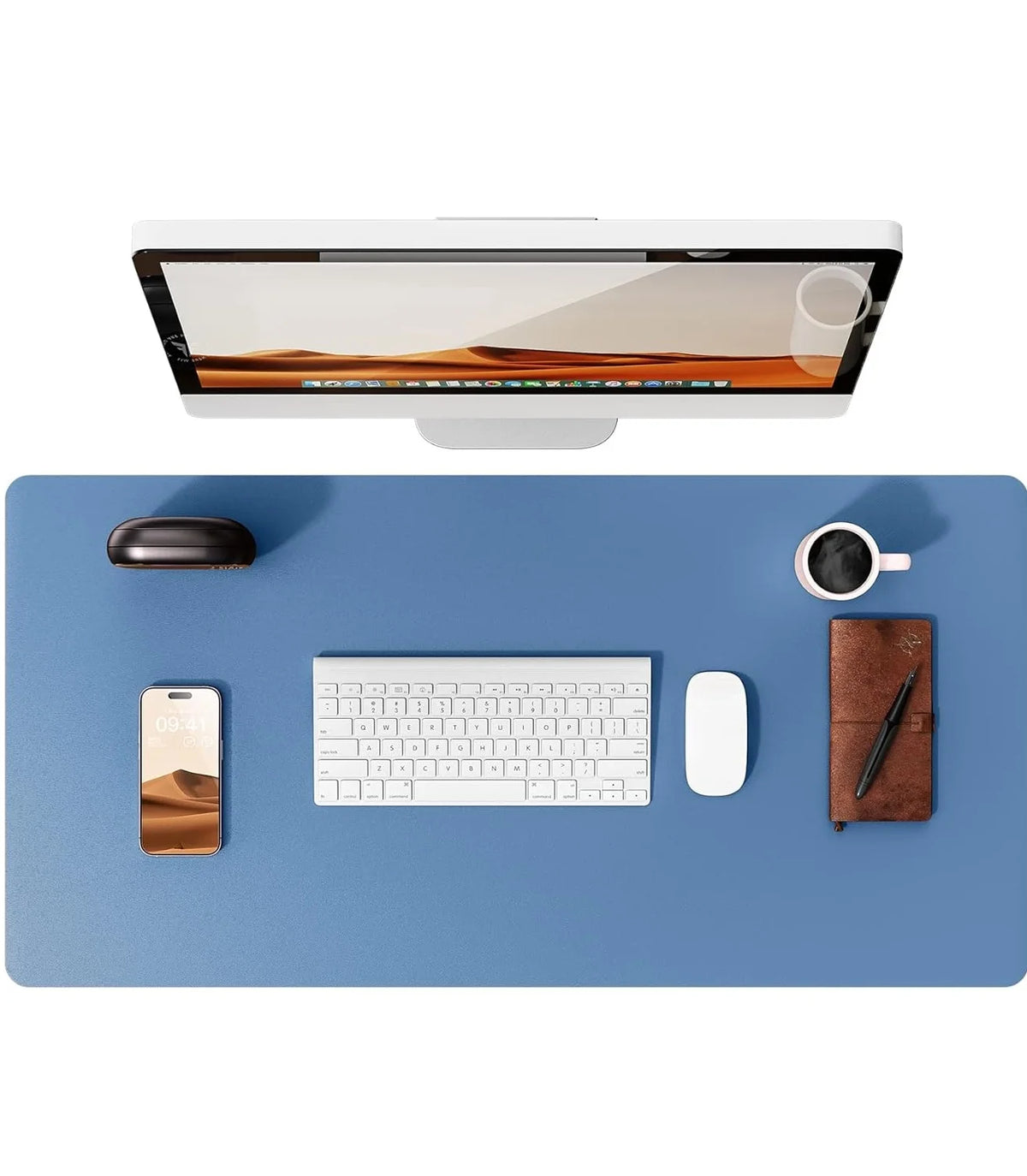 Desk mat de cuero PU grande (80x40 o 90x43 cm)