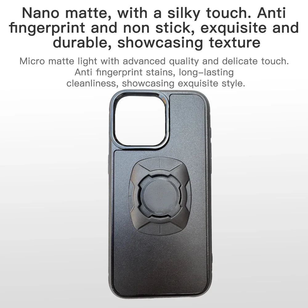 Funda con anclaje rápido para moto y bici (iPhone 12 a 18)