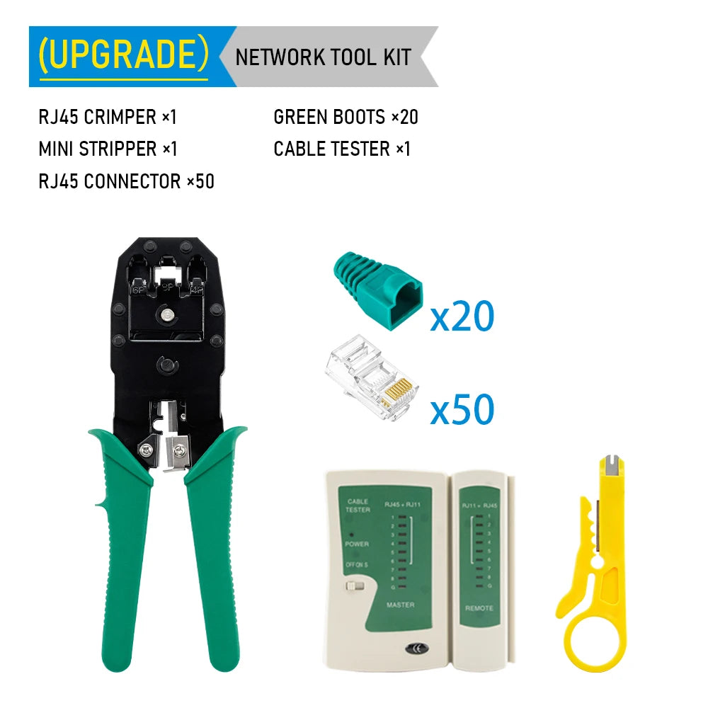 Crimpadora RJ45 / RJ11 con cortador y pelador