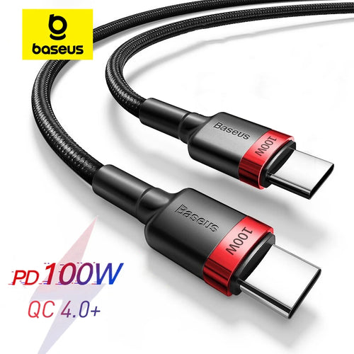 Cable Baseus USB-C a USB-C 100W carga rápida