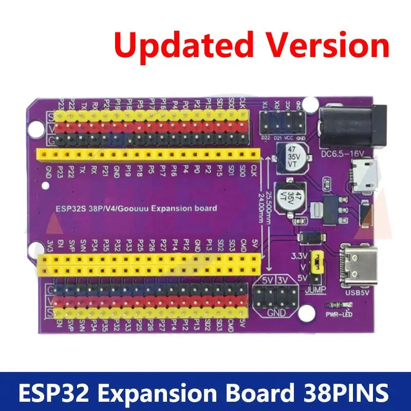 Placa ESP32 DevKit WiFi + Bluetooth (38 pines)