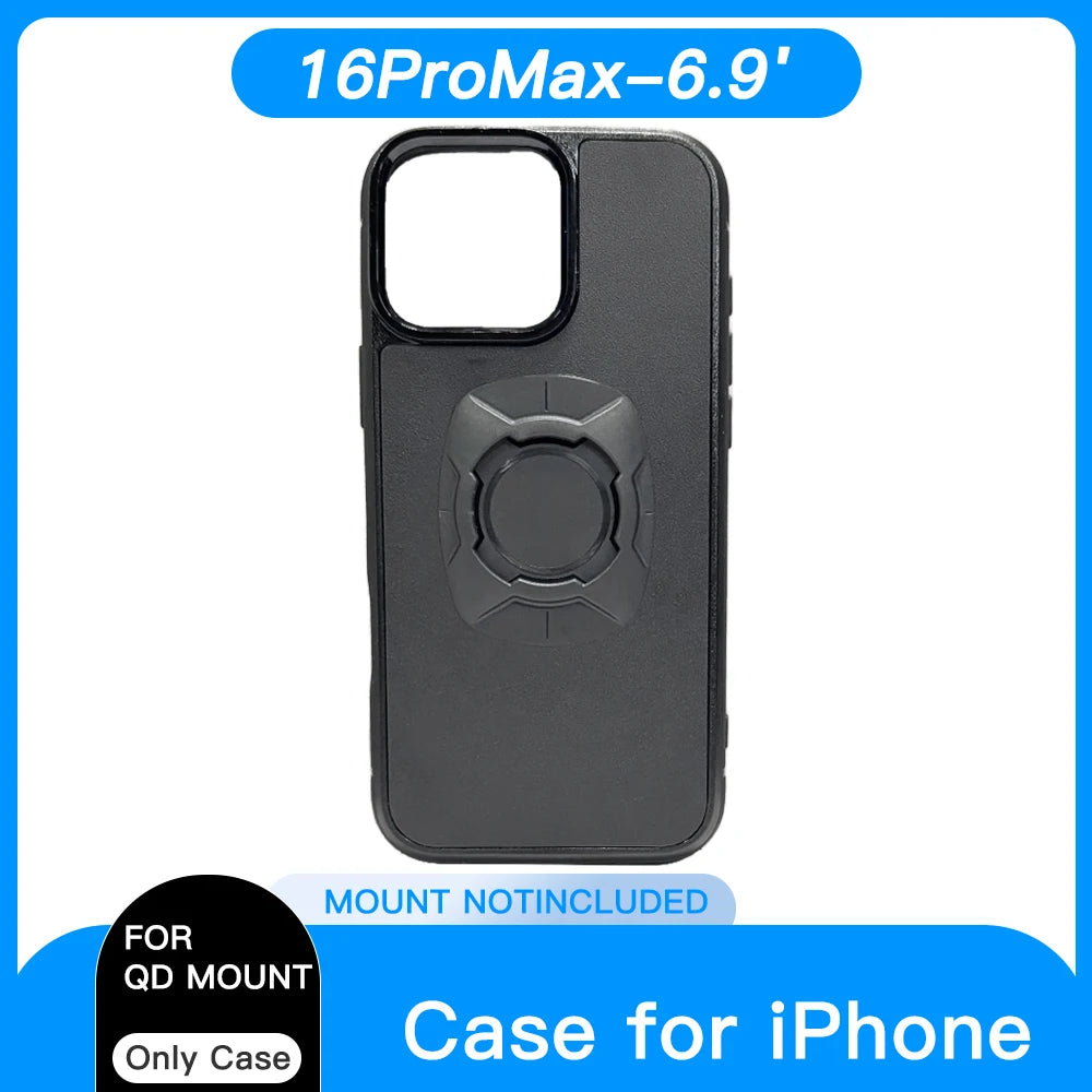 Funda con anclaje rápido para moto y bici (iPhone 12 a 18)