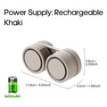 Abanico de cuello portátil recargable 1600 mAh (manos libres)