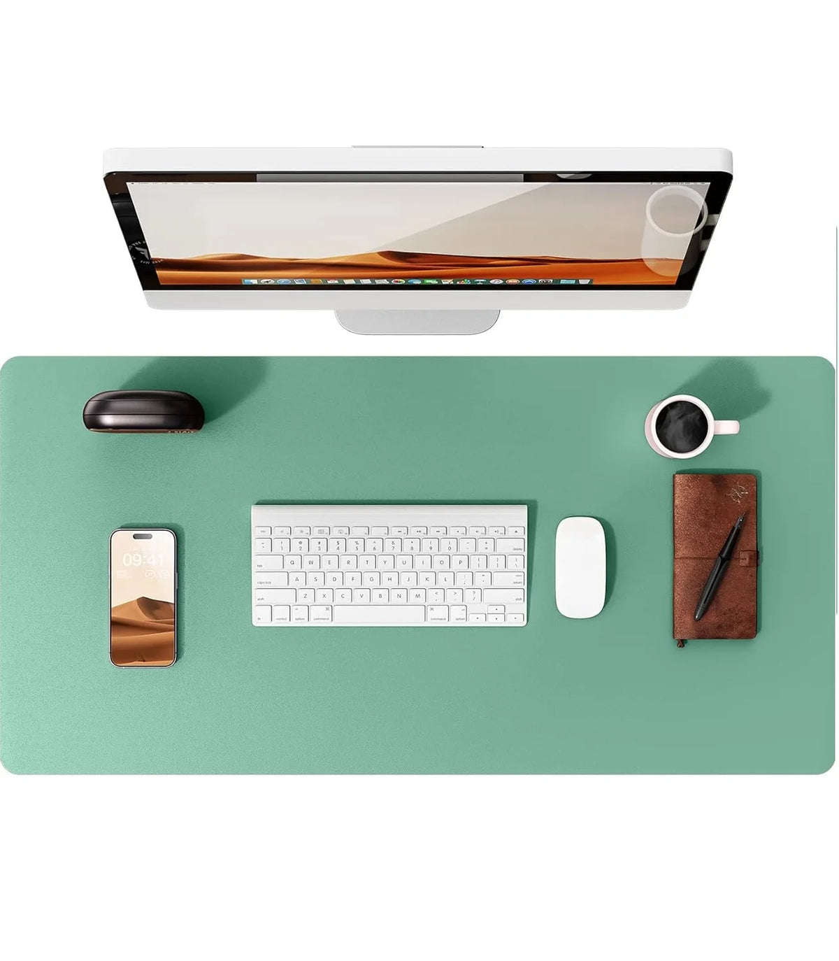 Desk mat de cuero PU grande (80x40 o 90x43 cm)