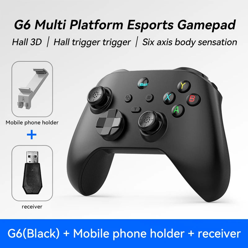 Control G6 para celular con gatillos Hall (Android / iOS / Switch / PC)