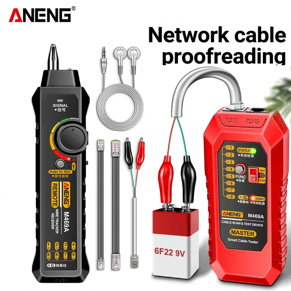 Tester y rastreador de cables ANENG M469A