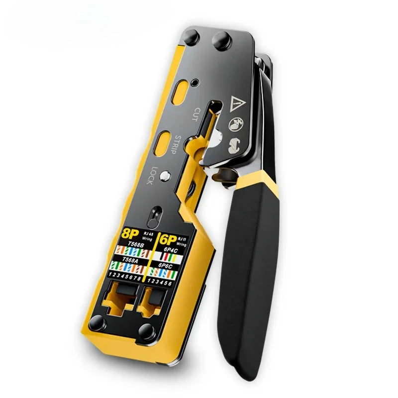 Crimpadora RJ45 pass-through profesional