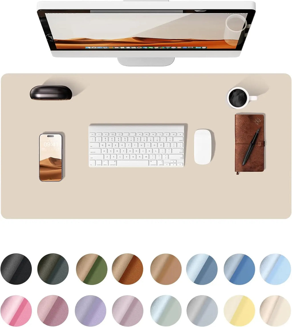 Desk mat de cuero PU grande (80x40 o 90x43 cm)