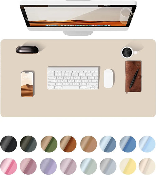 Desk mat de cuero PU grande (80x40 o 90x43 cm)