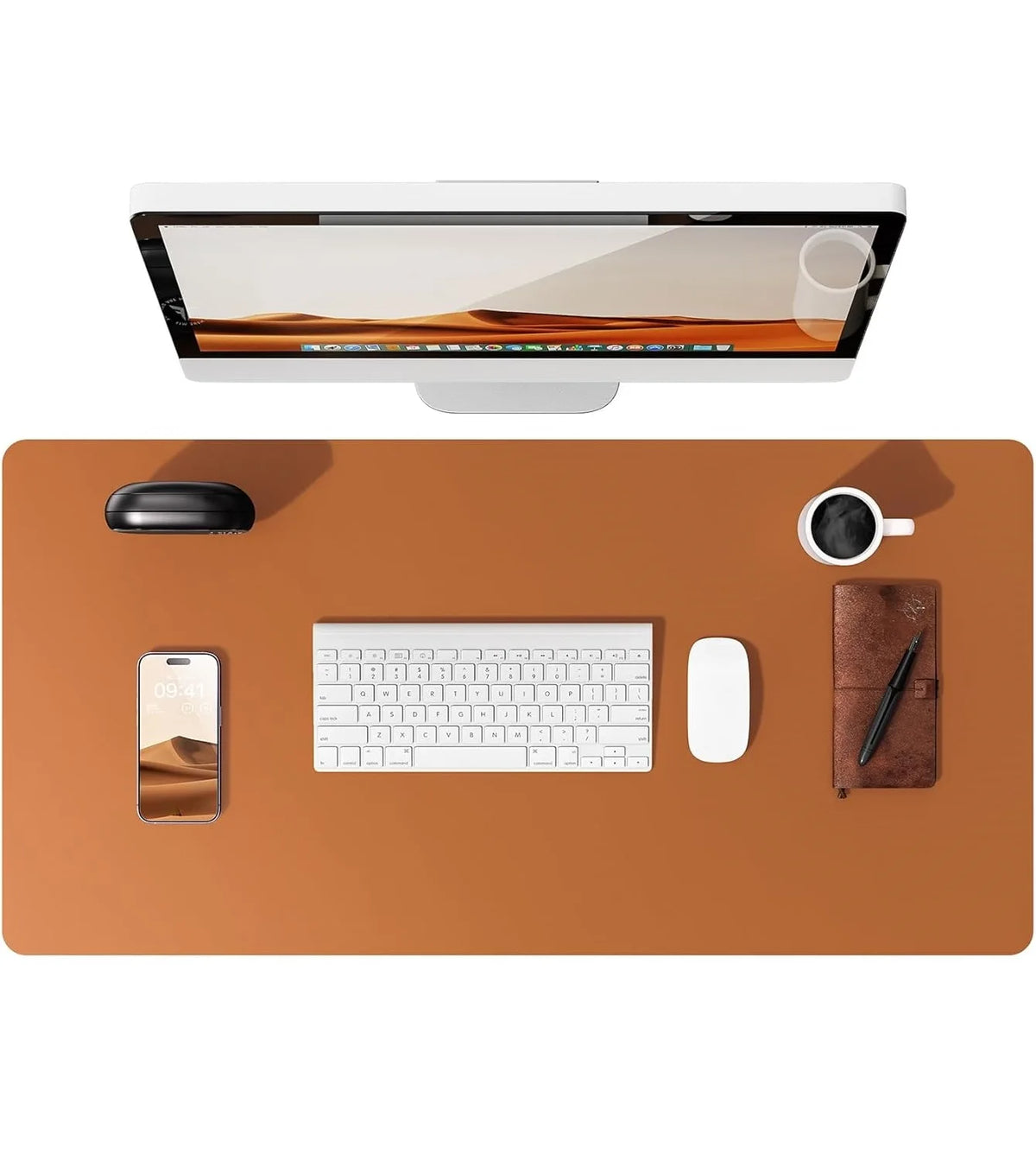 Desk mat de cuero PU grande (80x40 o 90x43 cm)