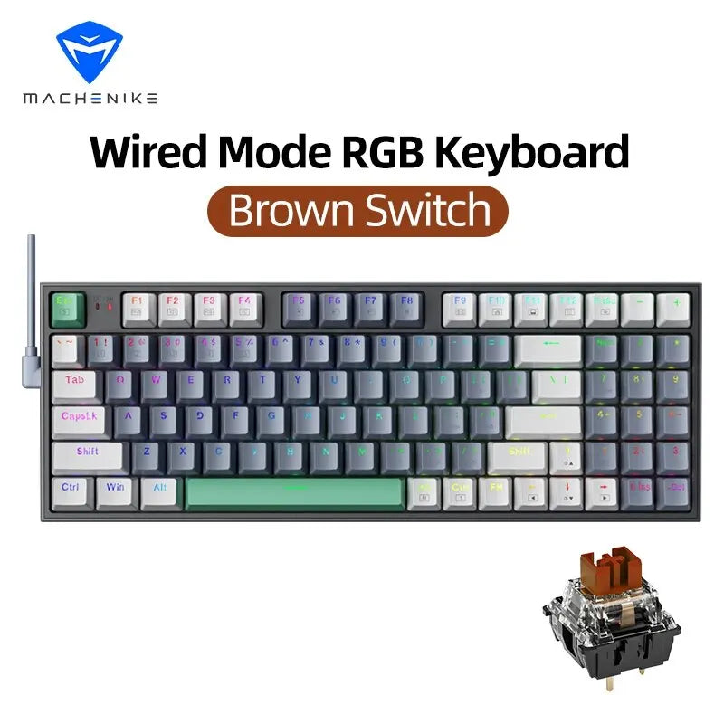 Teclado mecánico MACHENIKE K500 hot-swap RGB