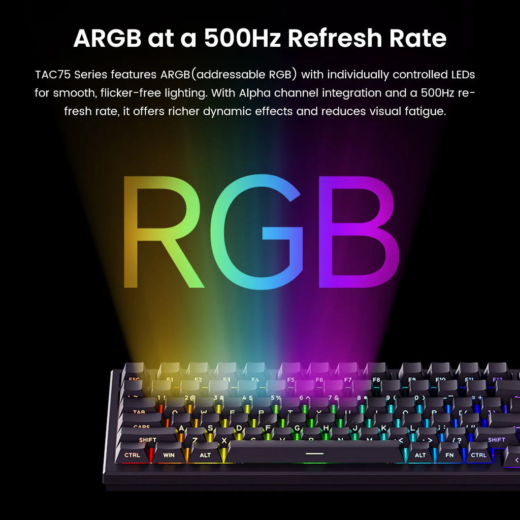 Teclado magnético AKKO TAC75 HE (Rapid Trigger, 8K, RGB)