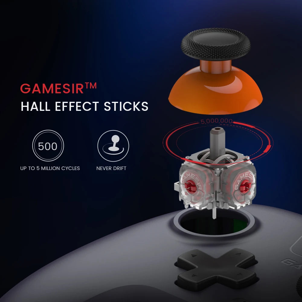Control GameSir Nova Lite inalámbrico (Hall Effect, PC / Switch / celular)
