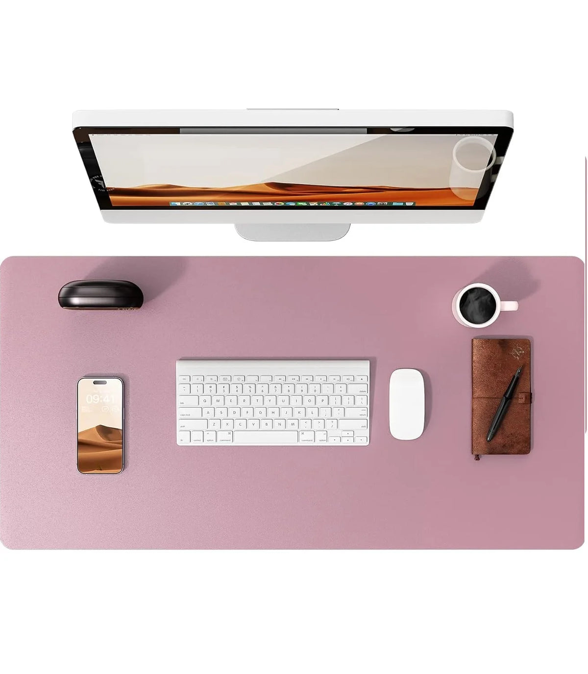 Desk mat de cuero PU grande (80x40 o 90x43 cm)