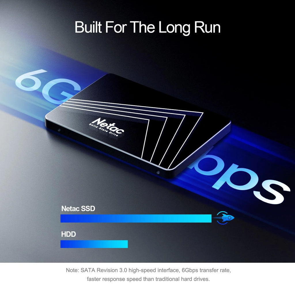 SSD SATA Netac 2.5" (128 GB, 256 GB o 512 GB)