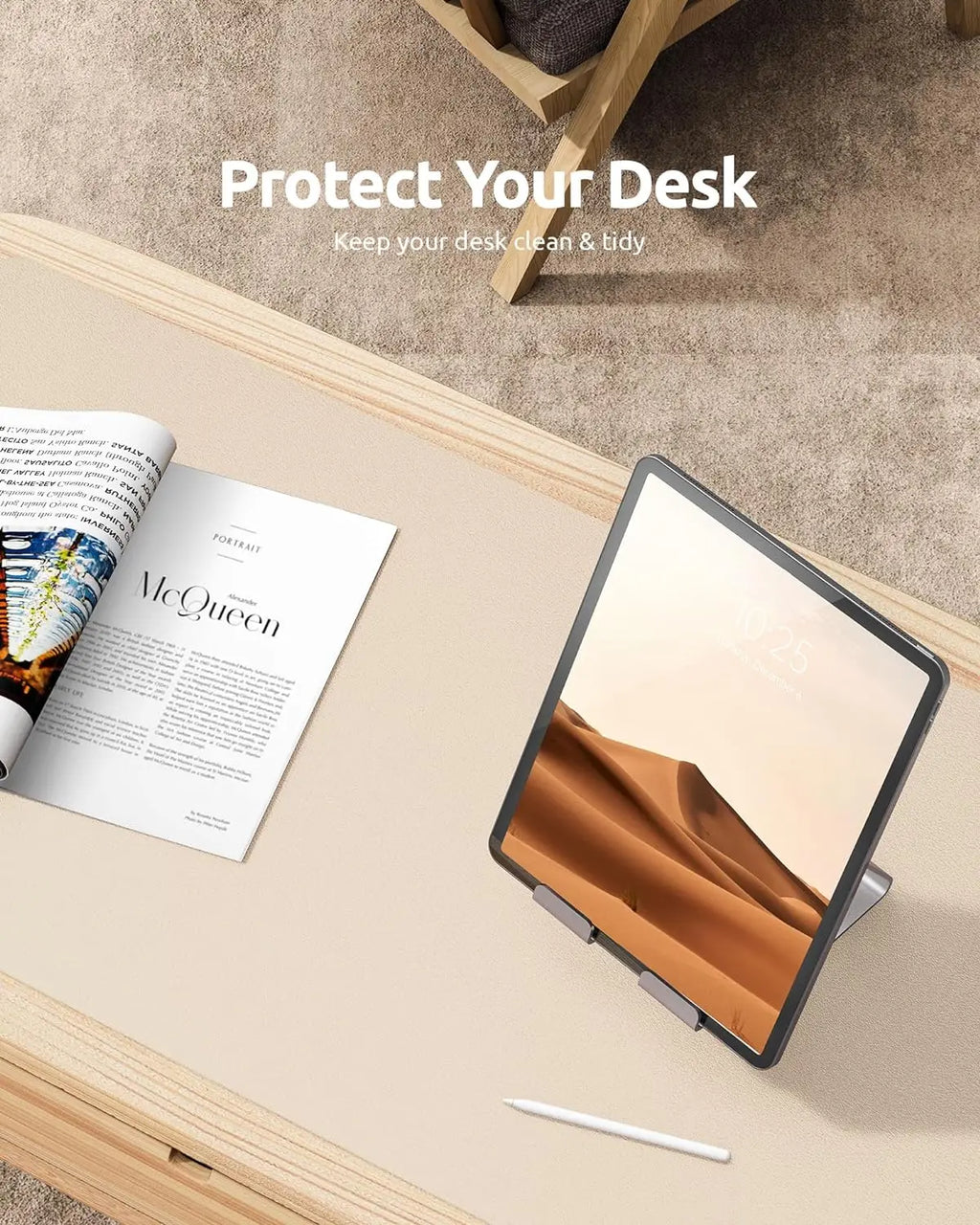 Desk mat de cuero PU grande (80x40 o 90x43 cm)