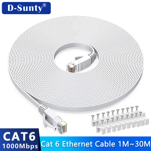 Cable de red Cat6 plano (0.5 m a 50 m)