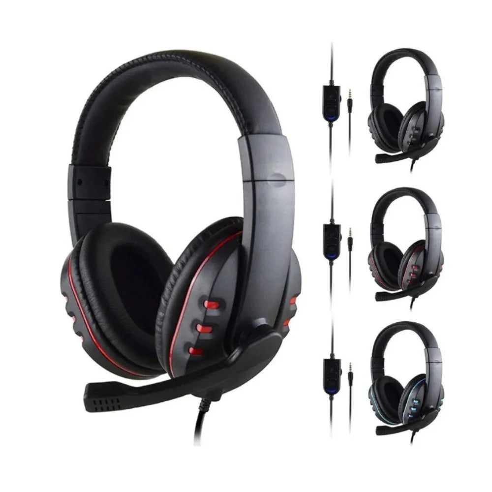Headset gamer con micrófono y control de volumen (PC / PS4 / Xbox)