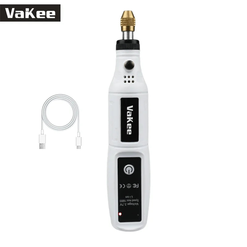 Mini taladro y grabador rotativo USB recargable (para makers)