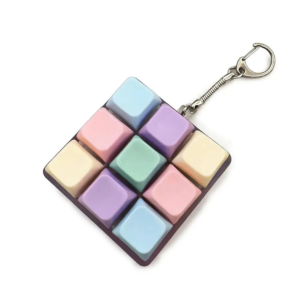 Llavero clicker de teclado mecánico (anti-estrés)