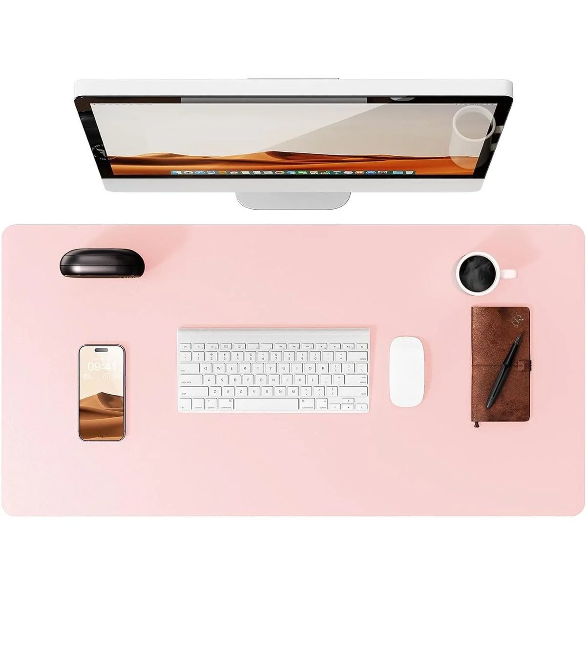 Desk mat de cuero PU grande (80x40 o 90x43 cm)