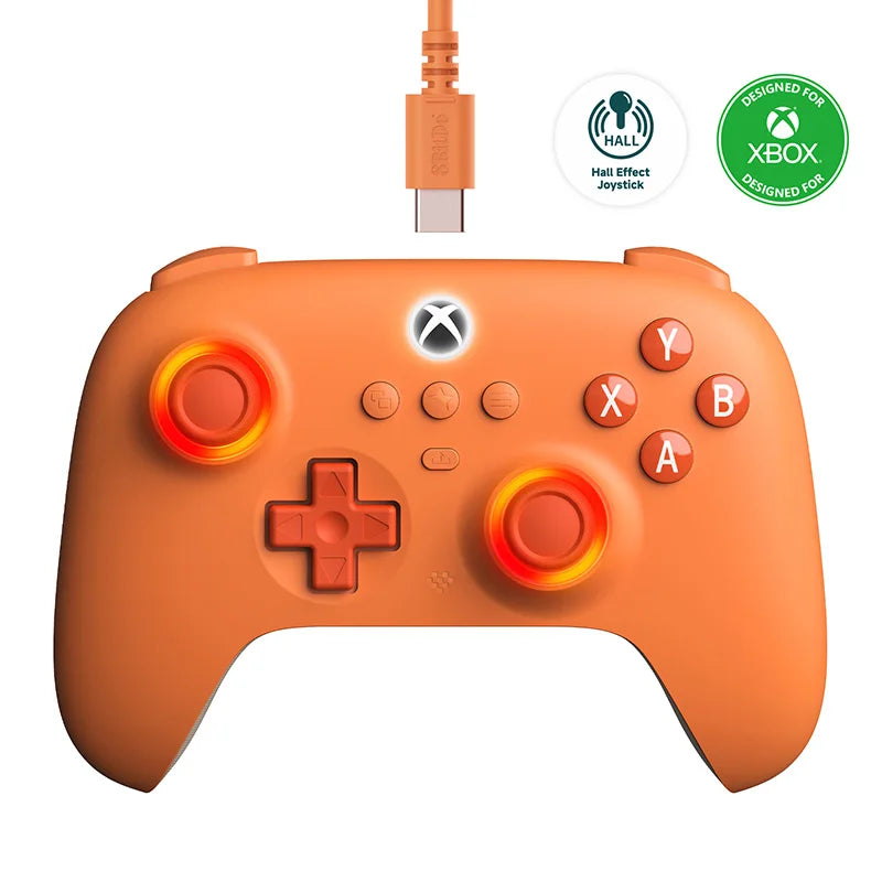 Control 8BitDo Ultimate C con cable (RGB, Hall Effect, PC / Xbox)