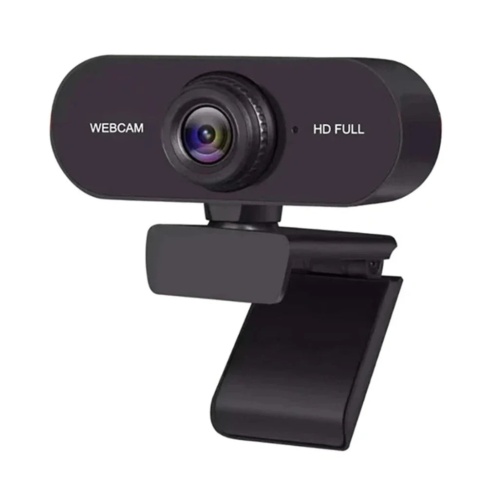 Webcam 2K / 1080p con micrófono y tapa de privacidad