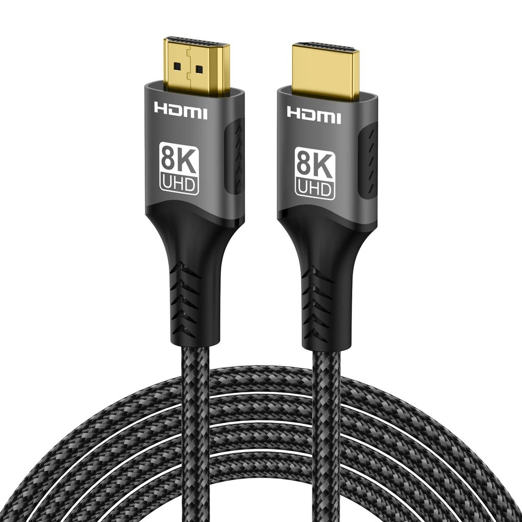 Cable HDMI 2.1 8K trenzado (4K 120Hz para PS5, Xbox y PC)