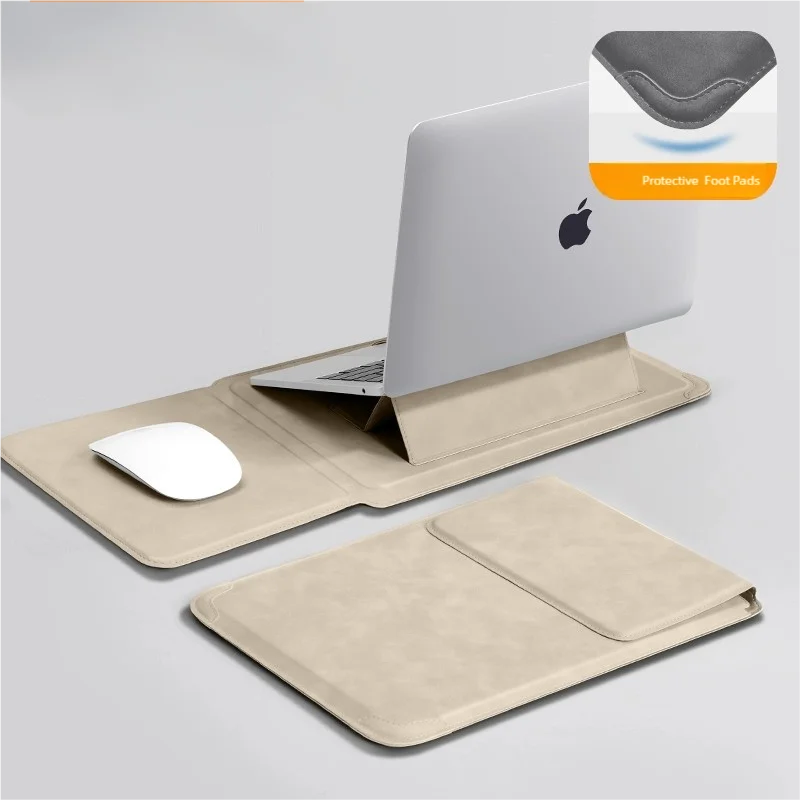 Funda para laptop con soporte y bolsillo (13" a 16")
