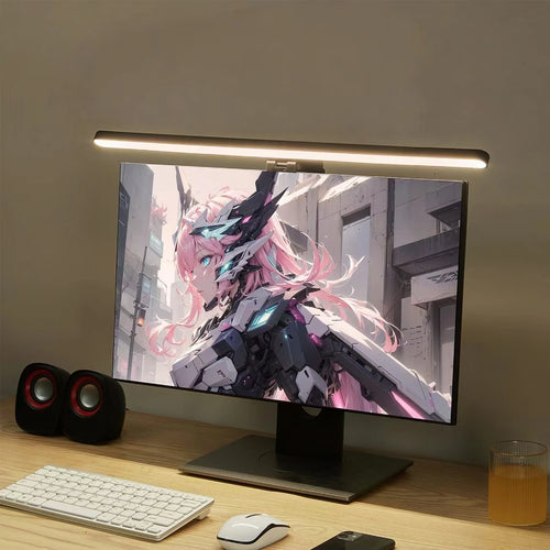 Barra de luz RGB para monitor (ambiente gamer, regulable)