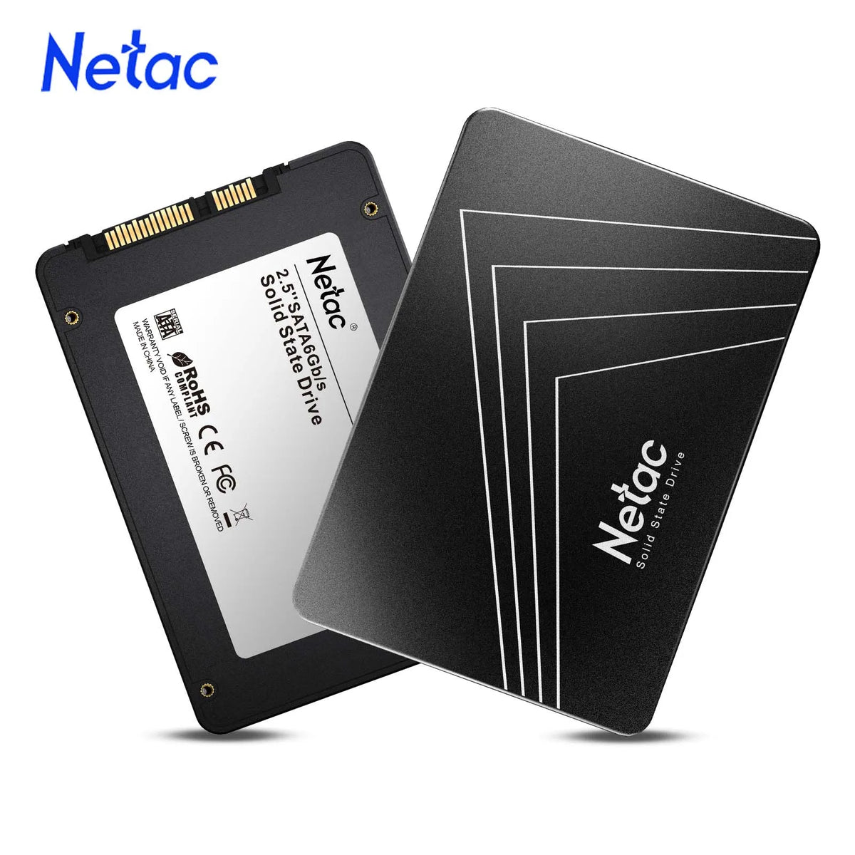 SSD SATA Netac 2.5" (128 GB, 256 GB o 512 GB)