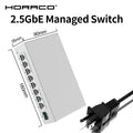 Switch administrable 8 puertos 2.5G + SFP+ 10G