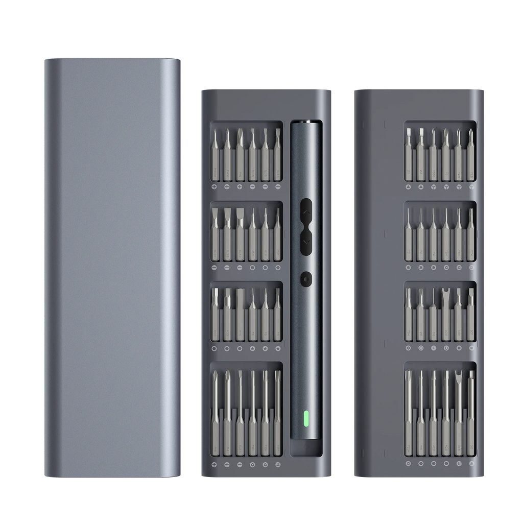 Destornillador eléctrico de precisión recargable (28, 62 o 120 en 1)