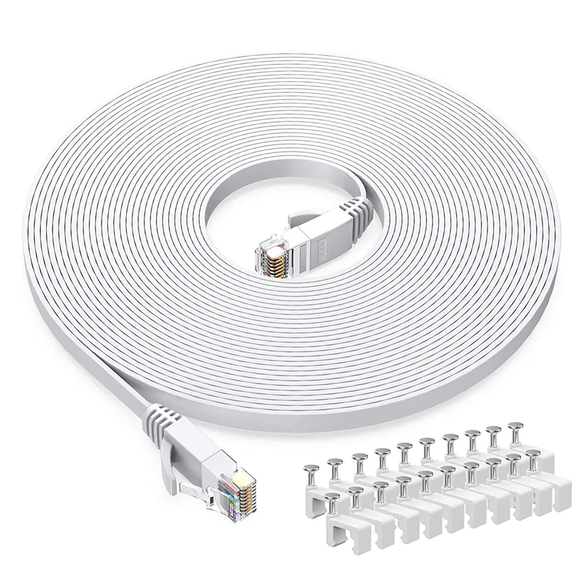 Cable de red Cat6 plano (0.5 m a 50 m)