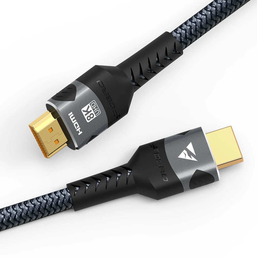Cable HDMI 2.1 8K trenzado (4K 120Hz para PS5, Xbox y PC)