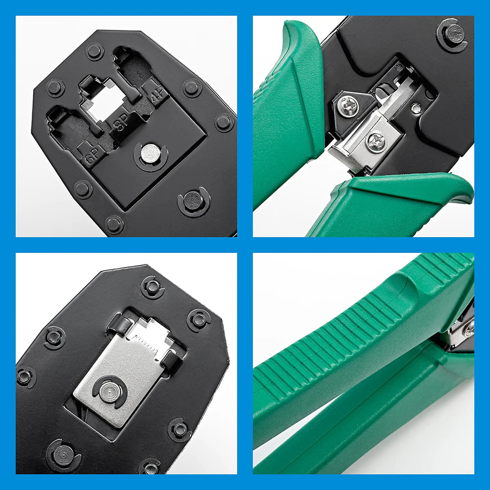 Crimpadora RJ45 / RJ11 con cortador y pelador