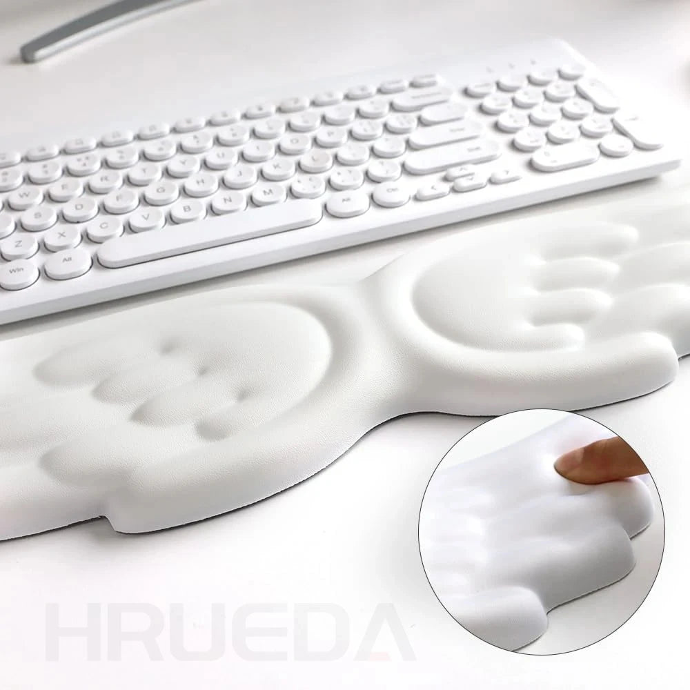 Reposamuñecas ergonómico de memory foam (teclado y mouse)