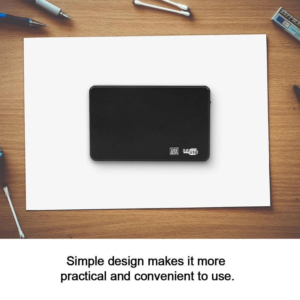 Case externo USB 3.0 para disco o SSD SATA 2.5"