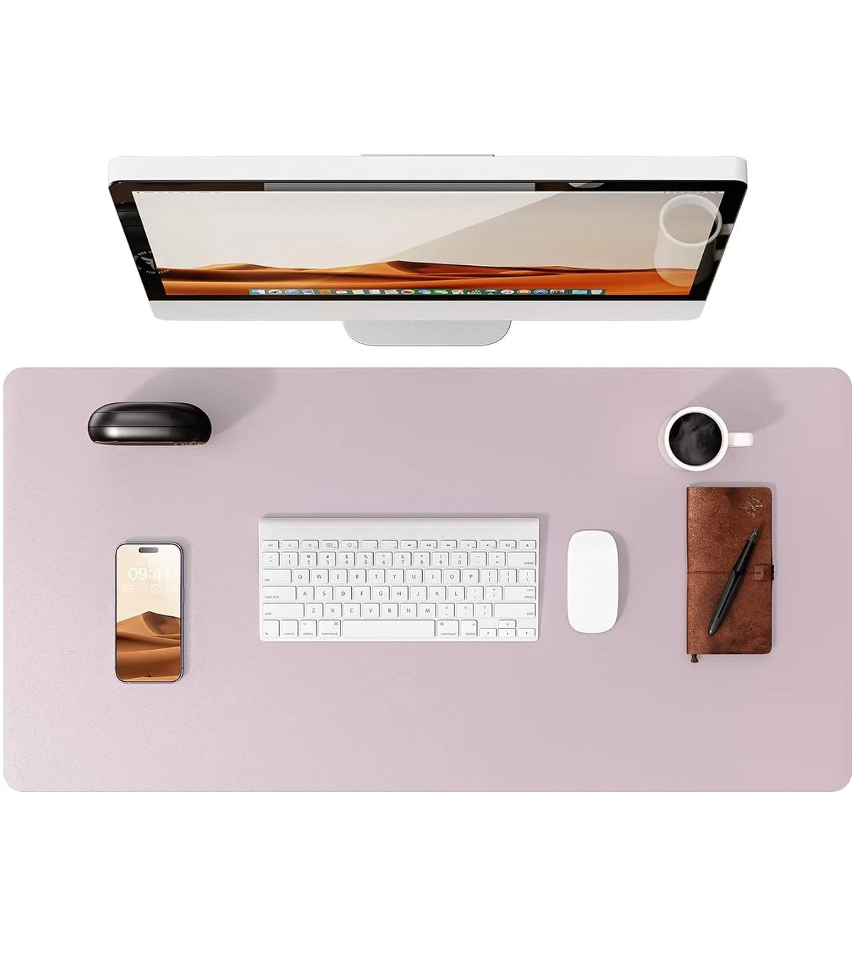 Desk mat de cuero PU grande (80x40 o 90x43 cm)