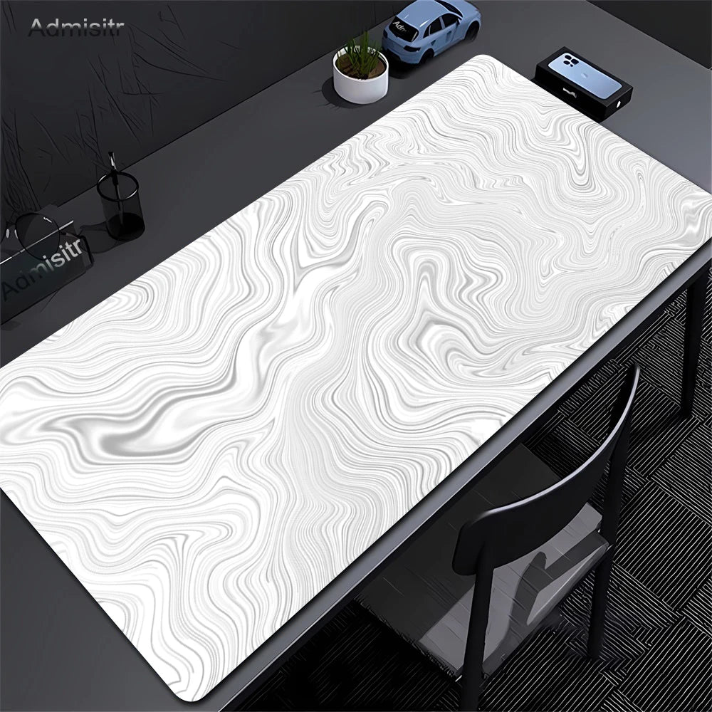 Desk mat XXL gamer diseño abstracto (bordes cosidos)