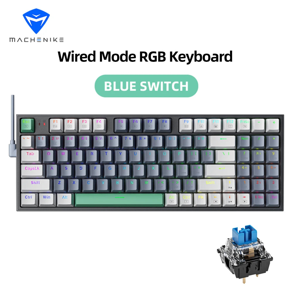 Teclado mecánico MACHENIKE K500 hot-swap RGB
