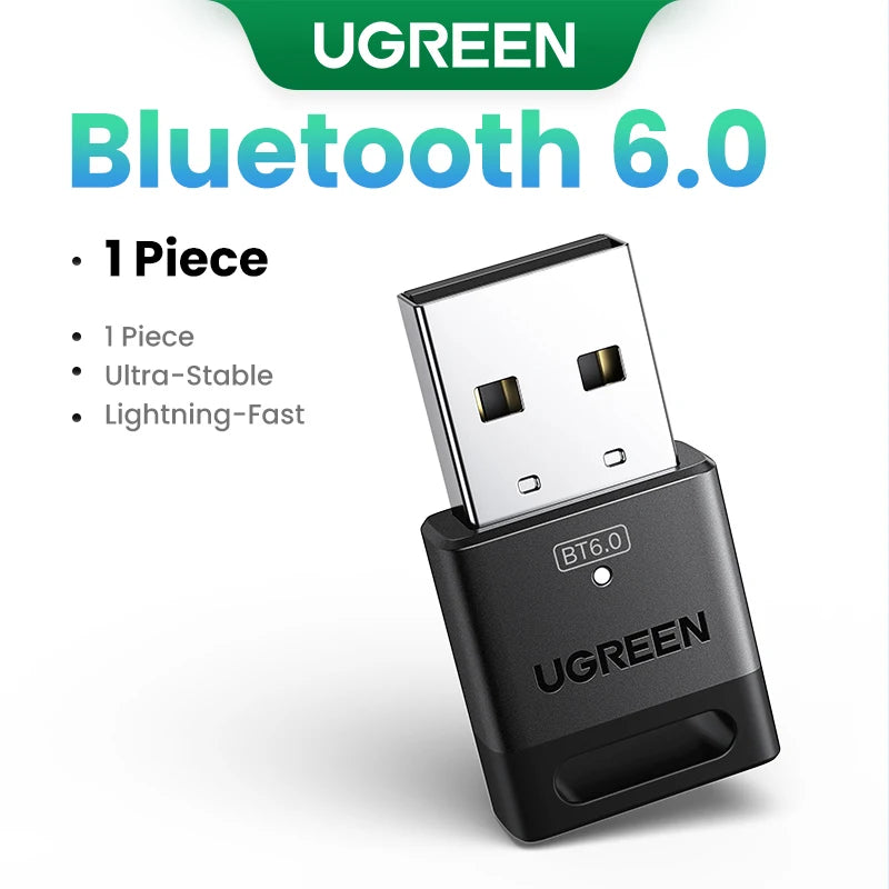 Adaptador USB Bluetooth 6.0 para PC (controles, audífonos, teclados)