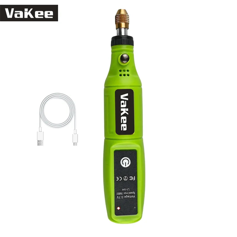 Mini taladro y grabador rotativo USB recargable (para makers)