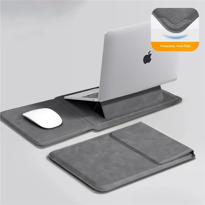Funda para laptop con soporte y bolsillo (13" a 16")