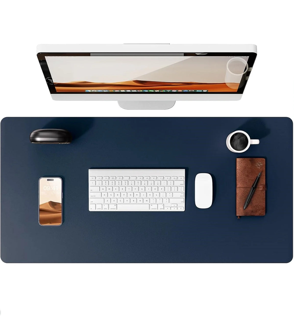 Desk mat de cuero PU grande (80x40 o 90x43 cm)